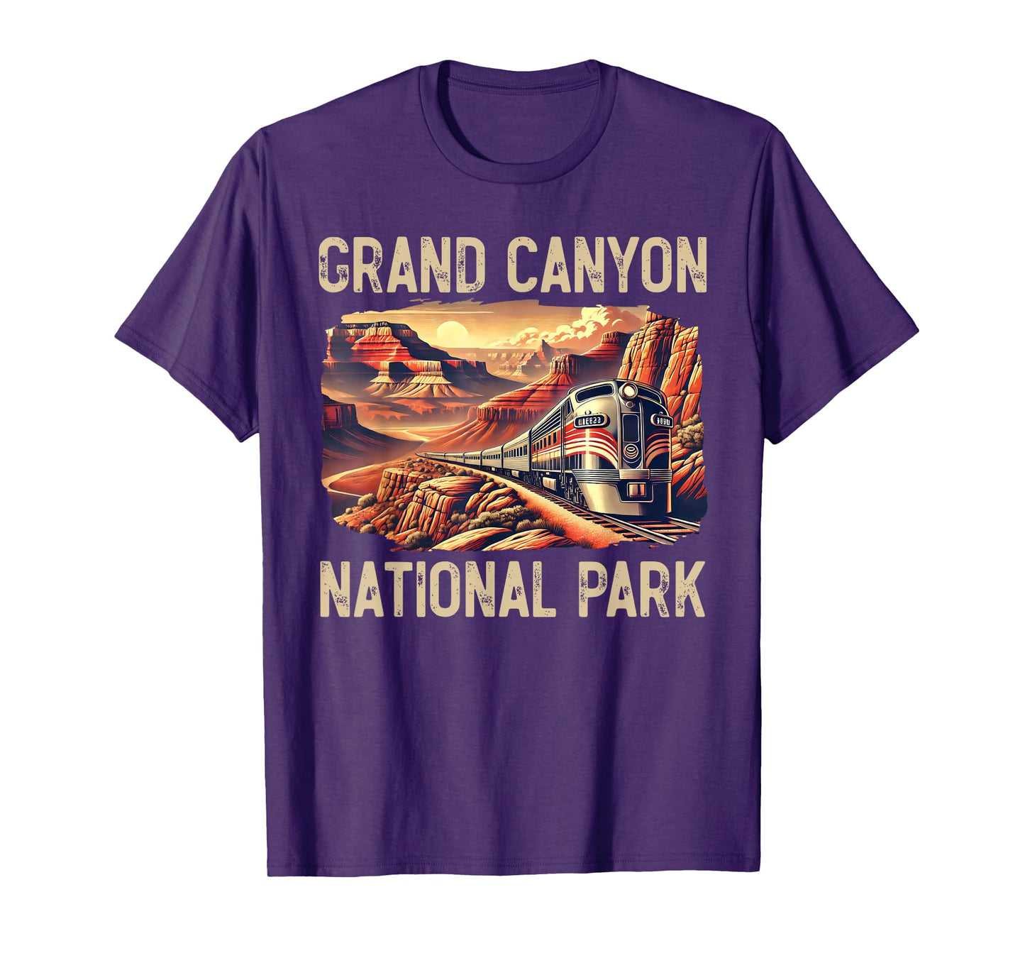 Grand Canyon Train Williams Arizona Railway Vintage Railroad T-Shirt