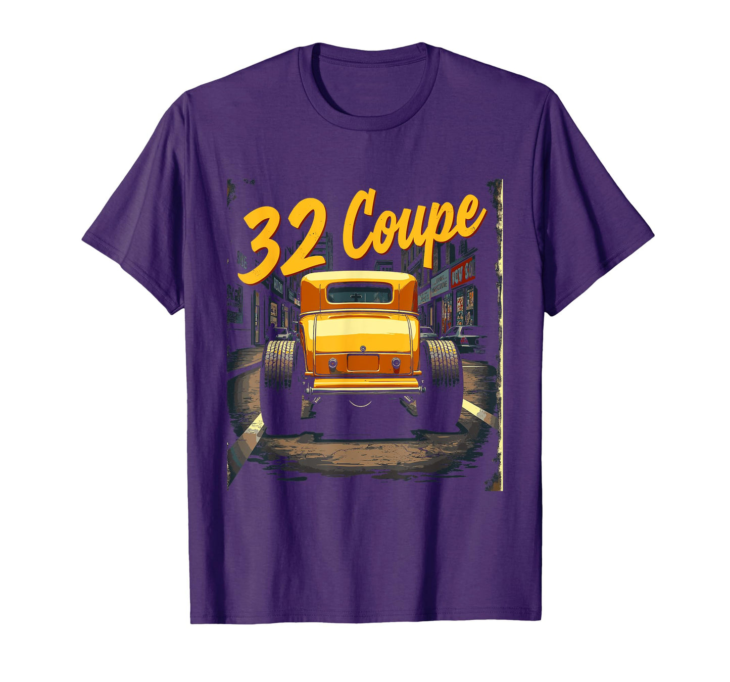 1932 Classic Retro Hot Rods car graphic Classic Deuce Coupe T-Shirt
