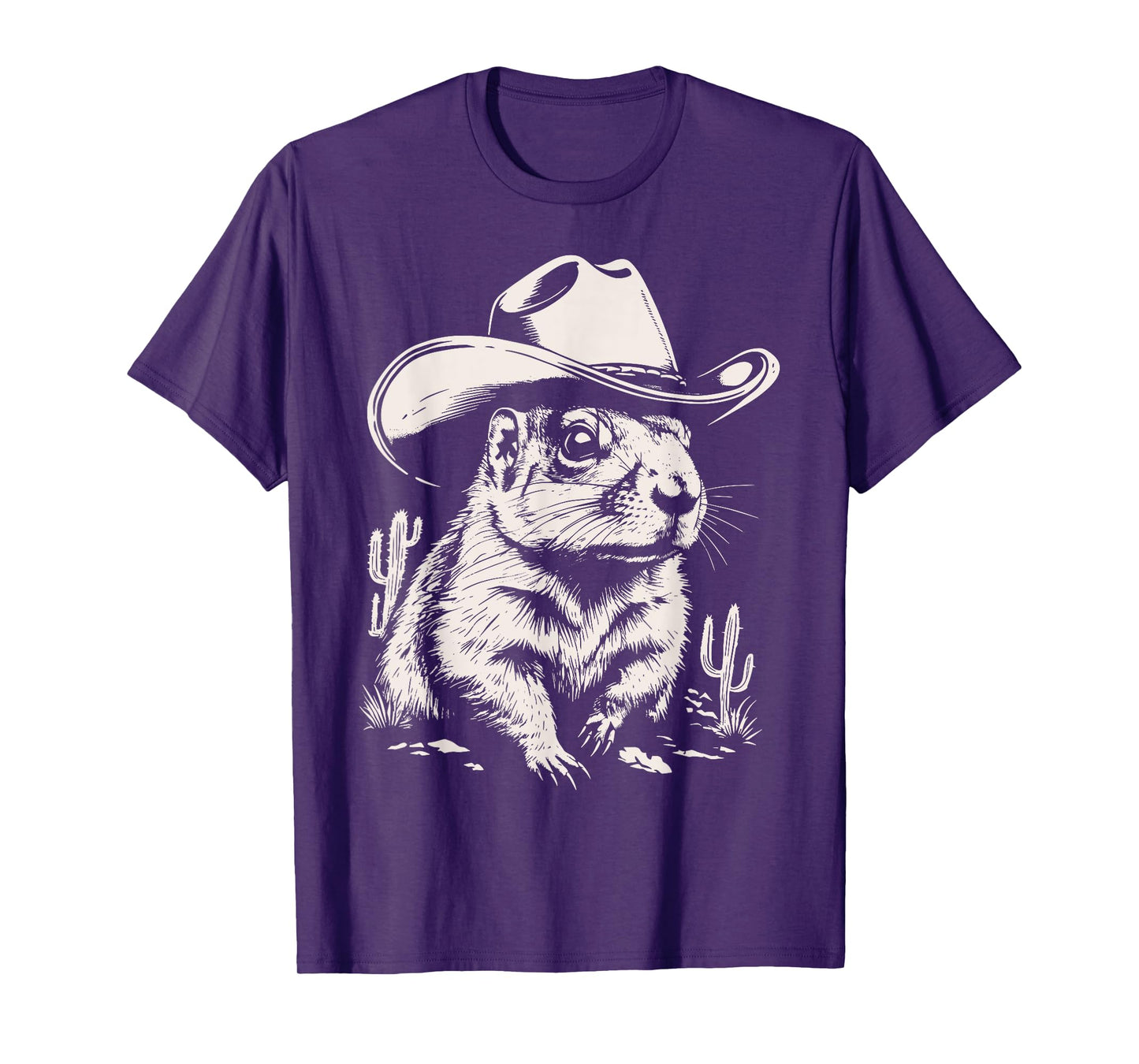 Vintage Cowboy Prairie Dog Western Rodeo Desert Animal T-Shirt