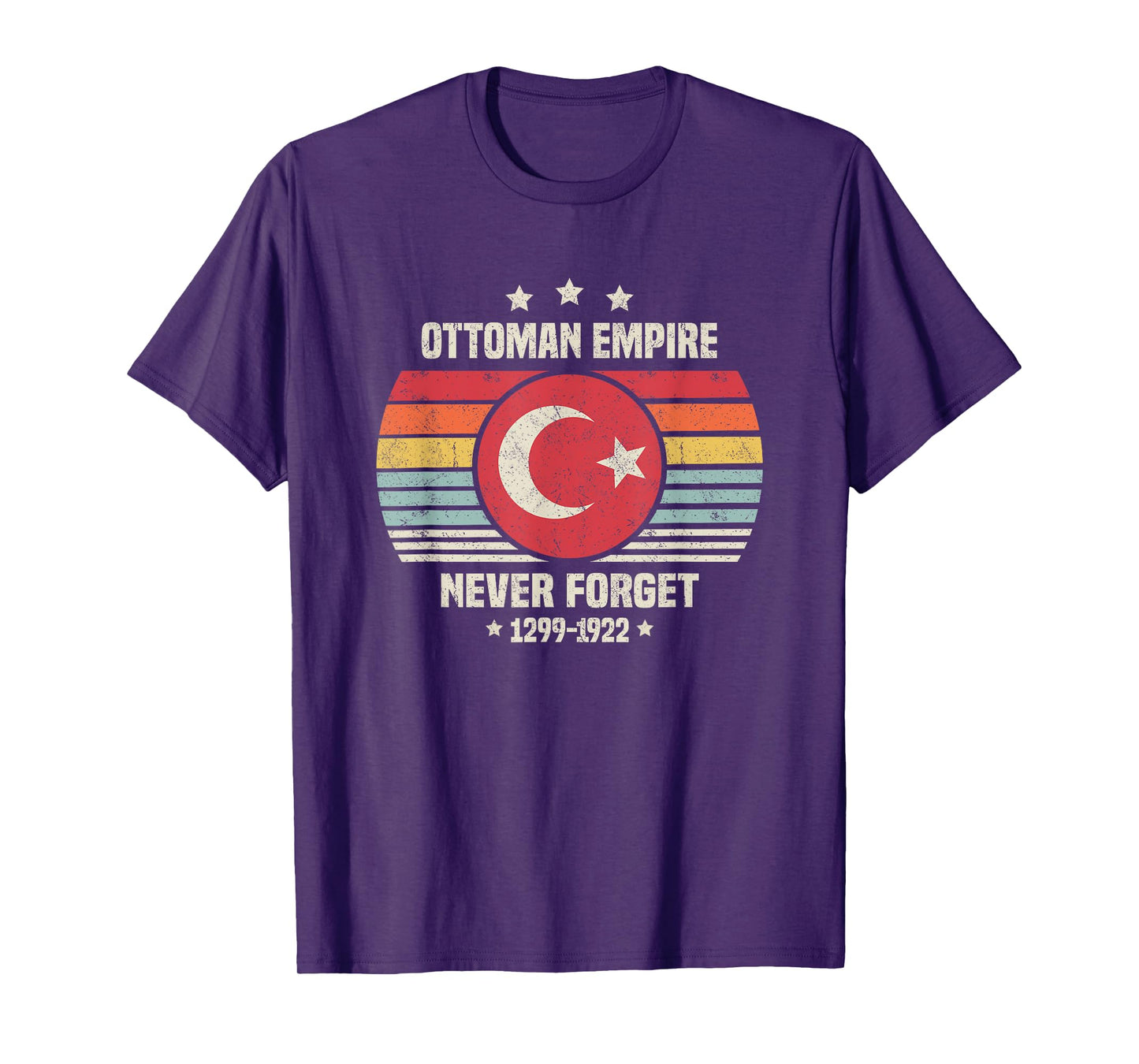 Never Forget Ottoman Empire Retro Style Funny History T-Shirt