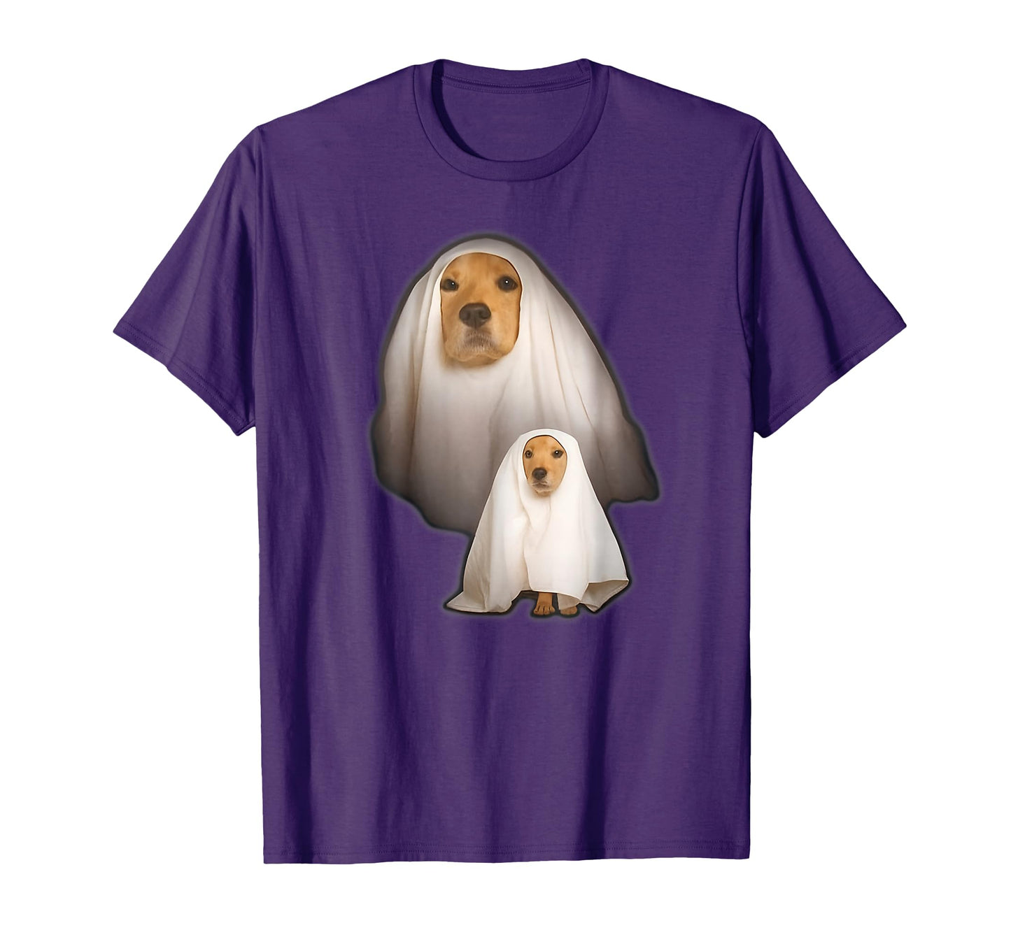 Ghost Dogs Labrador Memes Funny Halloween Kids Women Men T-Shirt