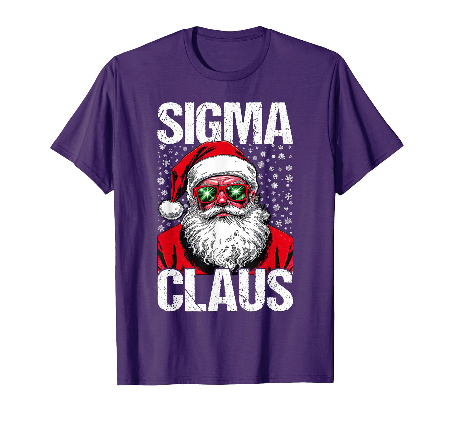 Sigma Claus Santa Funny Christmas Rizz Male for Boys T-Shirt