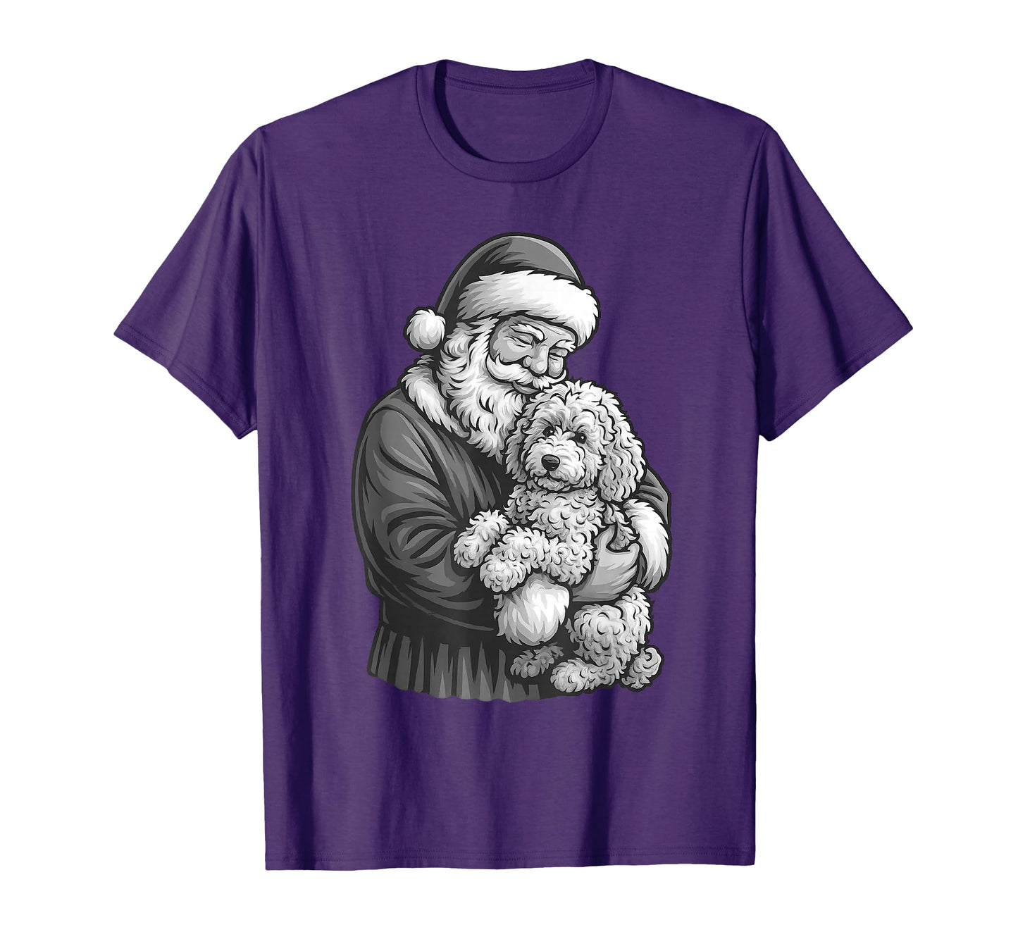 Goldendoodle Santa Claus Christmas Dog Lover T-Shirt