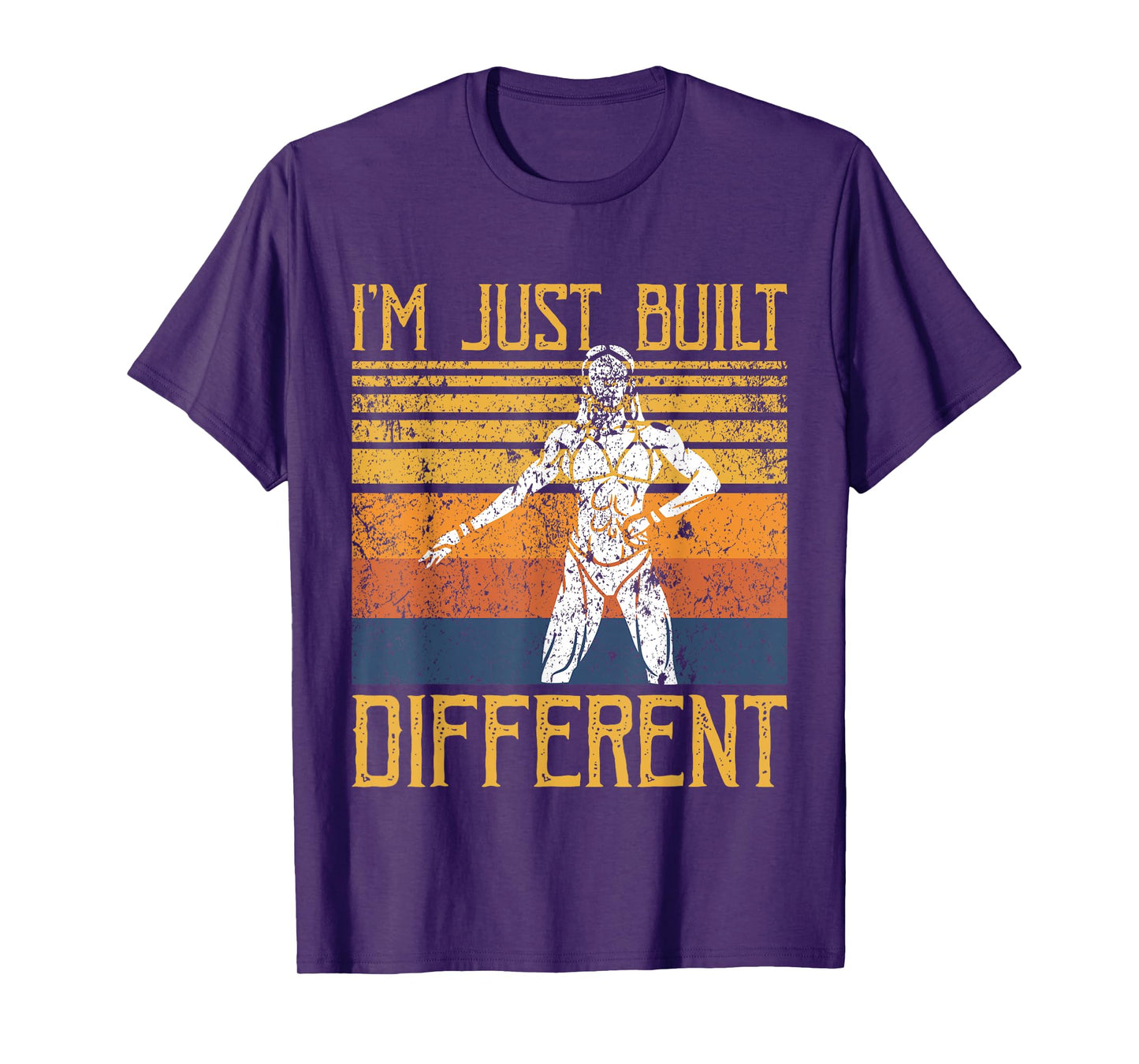 I'm Just Built Different - Fitness Bodybuilding Gym Women T-Shirt