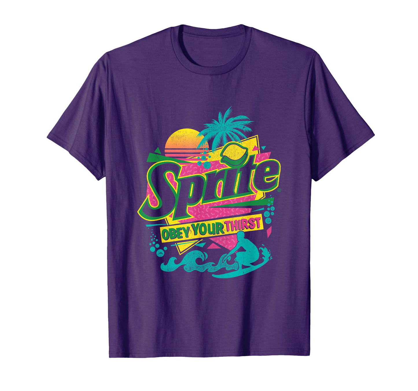 Sprite Retro 90s Beach Obey Your Thirst Men Women T-Shirt
