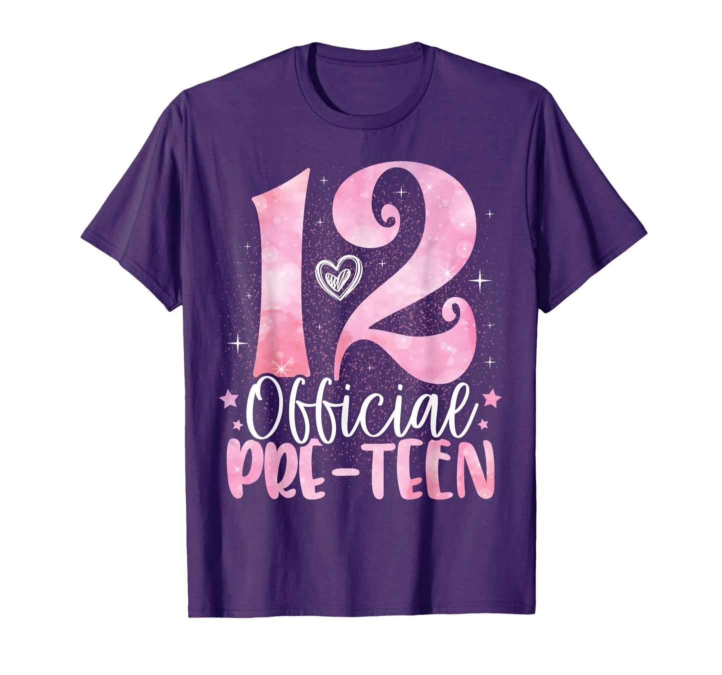12 Official Pre-Teen 12th Birthday Girl 12 Year Old T-Shirt