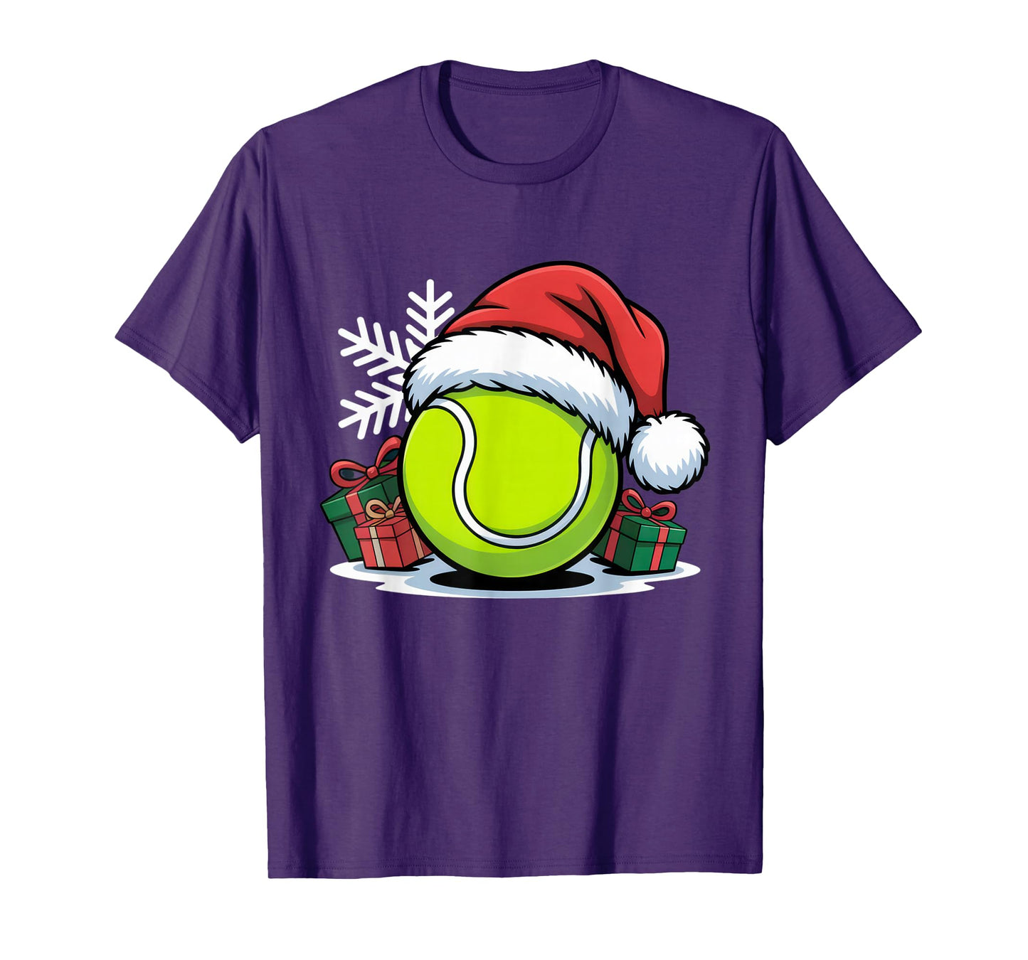 Festive Tennis Ball for Sporty Christmas Enthusiasts T-Shirt