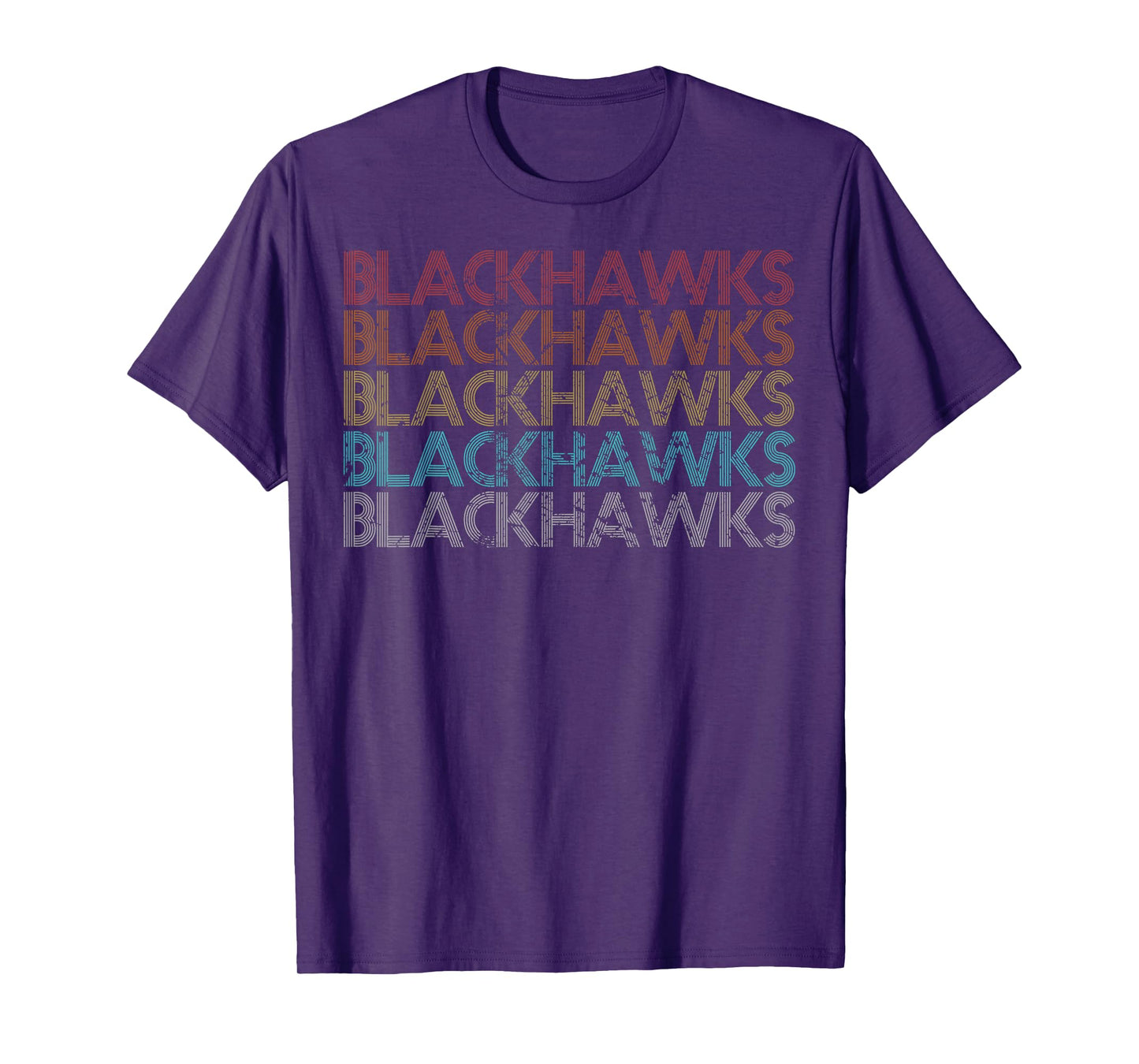 Retro Vintage Blackhawks T-Shirt