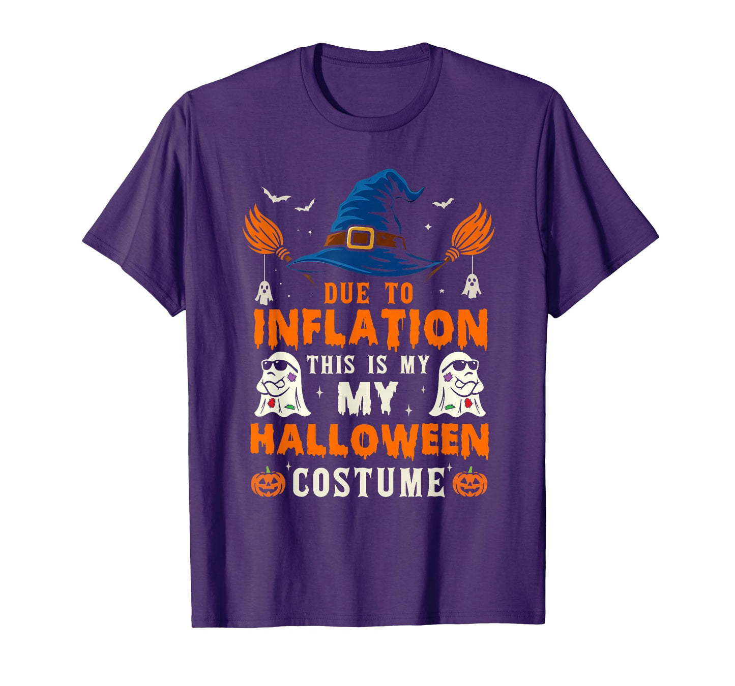 Pumpkin Halloween Costume Men Women Funny Halloween 2025 T-Shirt