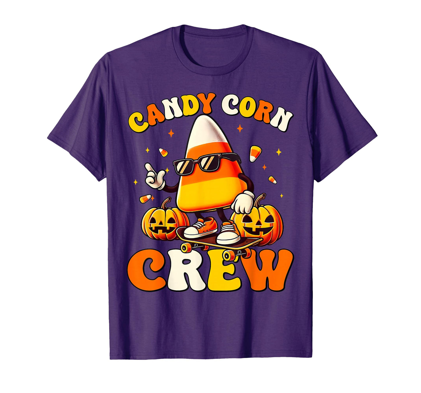 Candy Corn Crew Halloween Costume Family Friends Matching T-Shirt