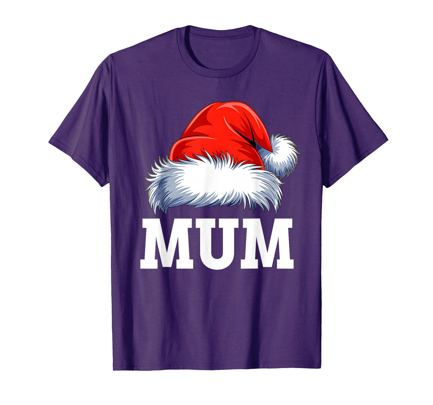 Mum Santa Christmas Family Matching Pajamas Xmas Squad T-Shirt