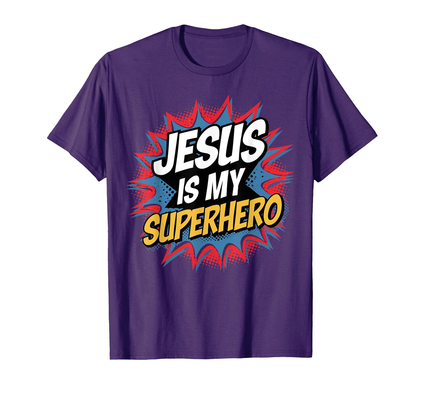 Jesus Is My Superhero Christian Kid Boy God Son Good Toddler T-Shirt