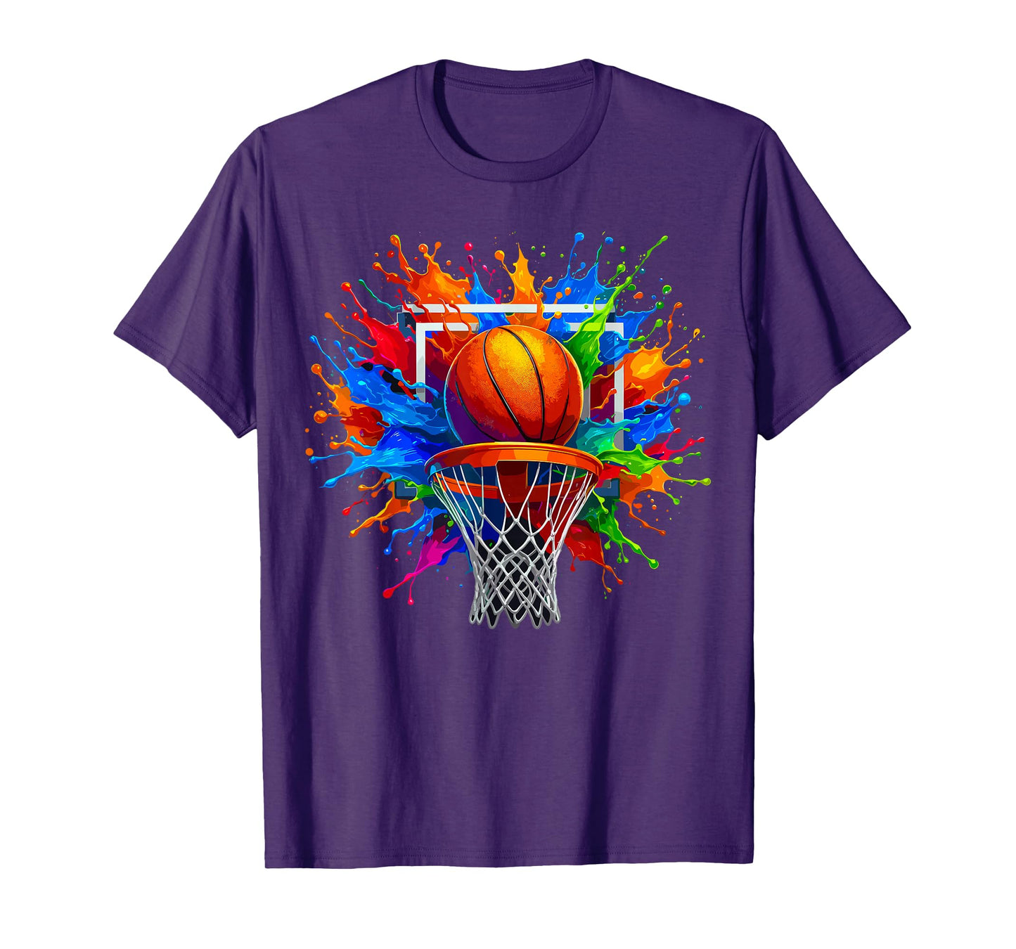 Basketball Color Splash Basketball T-Shirt