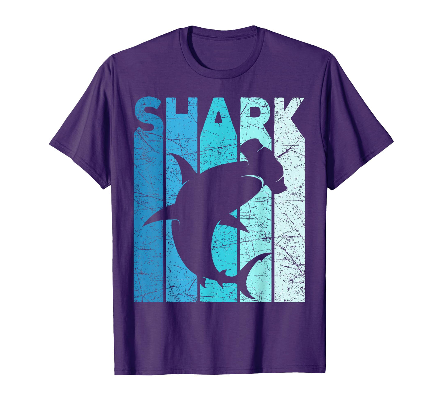 Hammerhead Shark Vintage Shark Lover Retro Oceanography T-Shirt