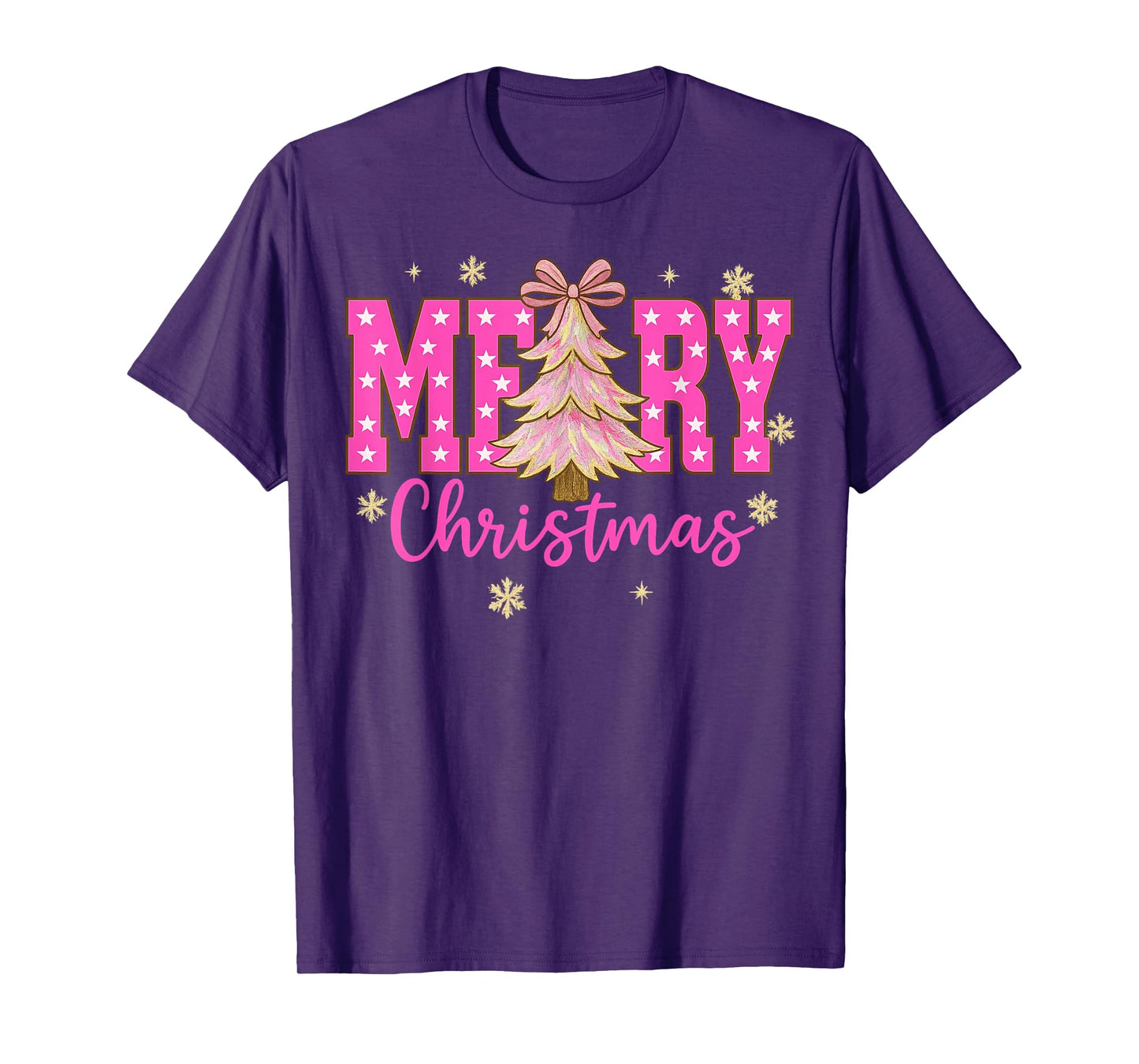 Merry Christmas Crew 2025 Funny Family Matching Christmas T-Shirt