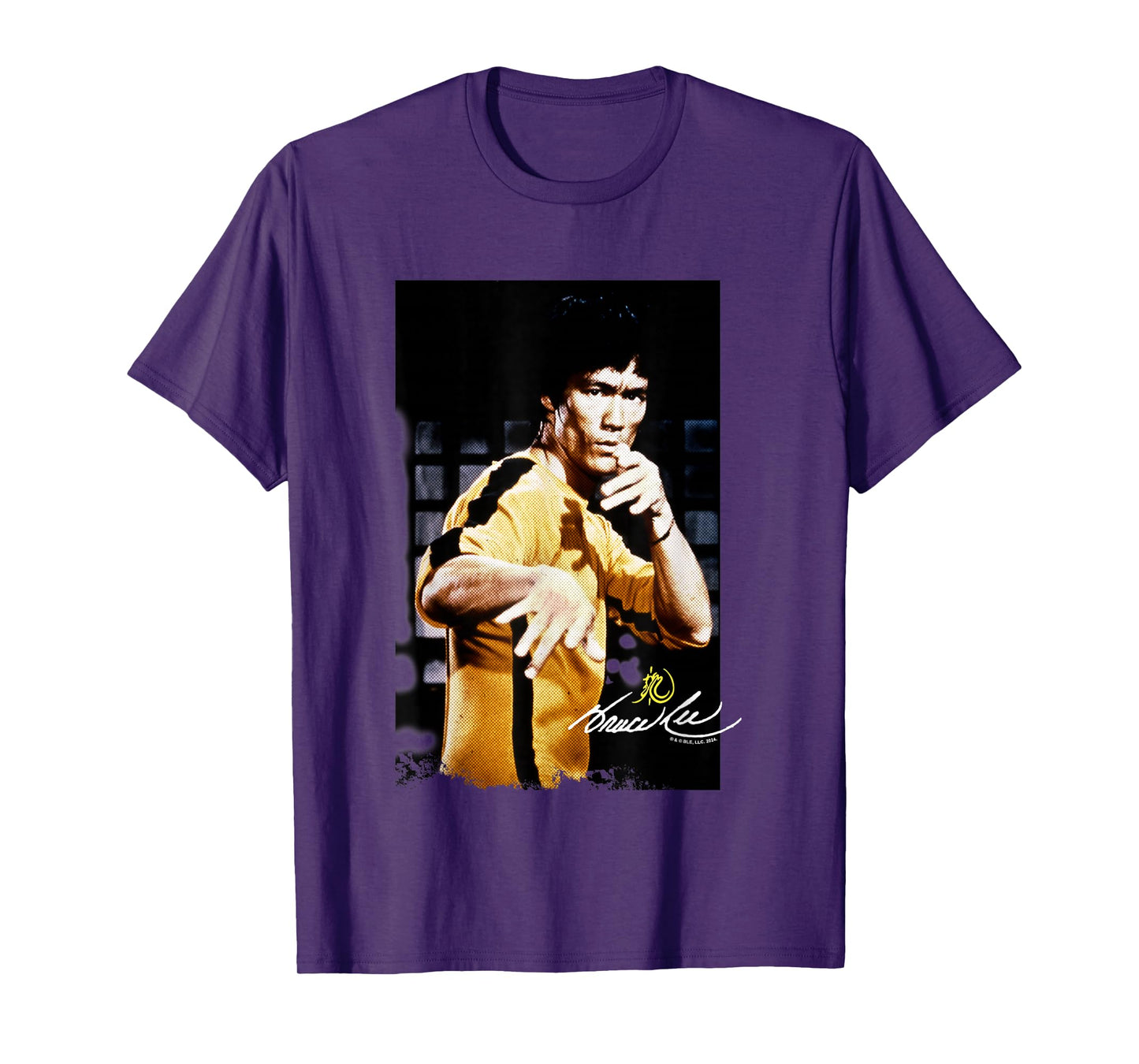 Bruce Lee Game Of Death Iconic Yellow Suit Poster Vintage T-Shirt