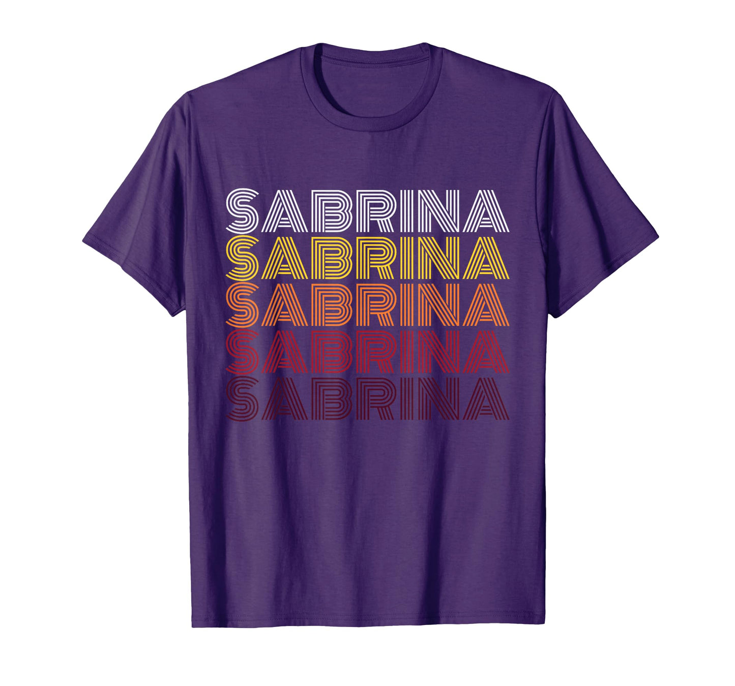Personalized Name Sabrina Vintage Sabrina Retro T-Shirt