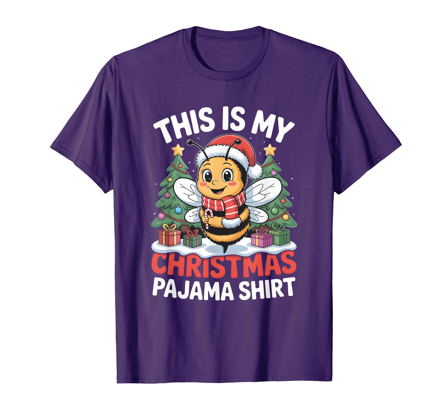 Bee This is My Christmas Pajama T-Shirt
