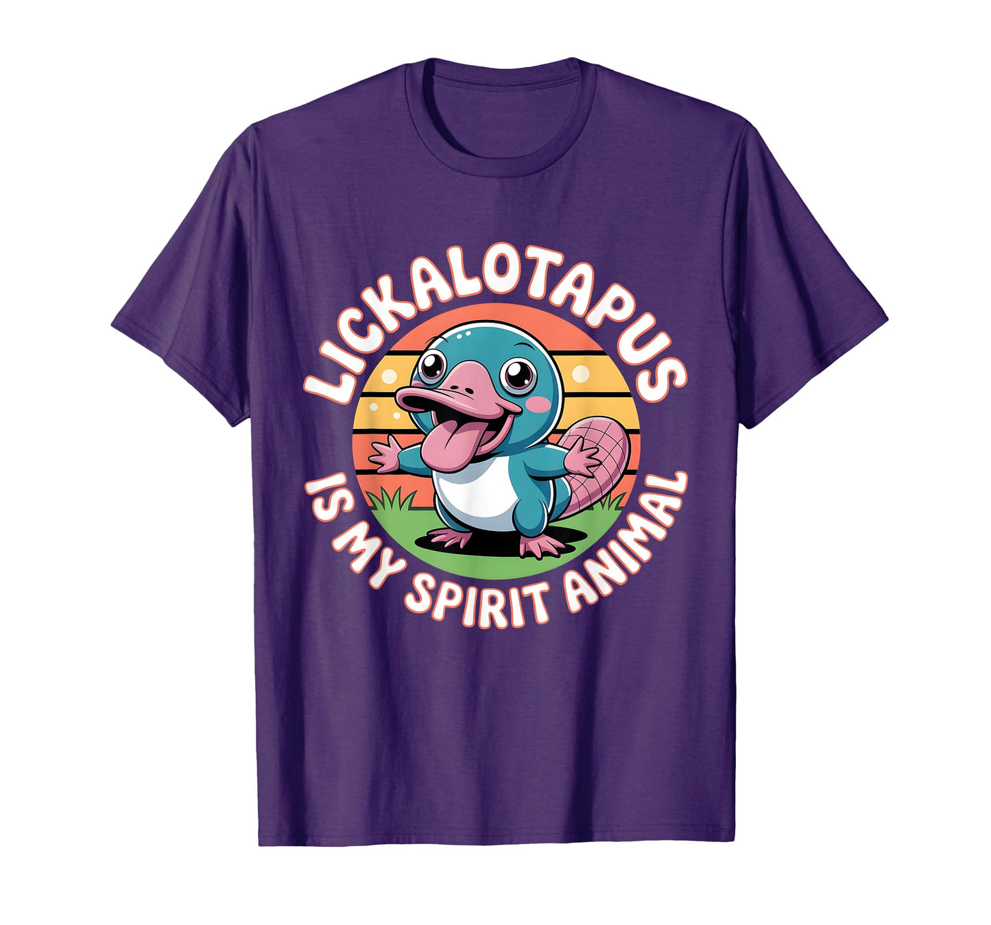 Funny Lickalottapus Is My Spirit Animal Lickalotapus T-Shirt