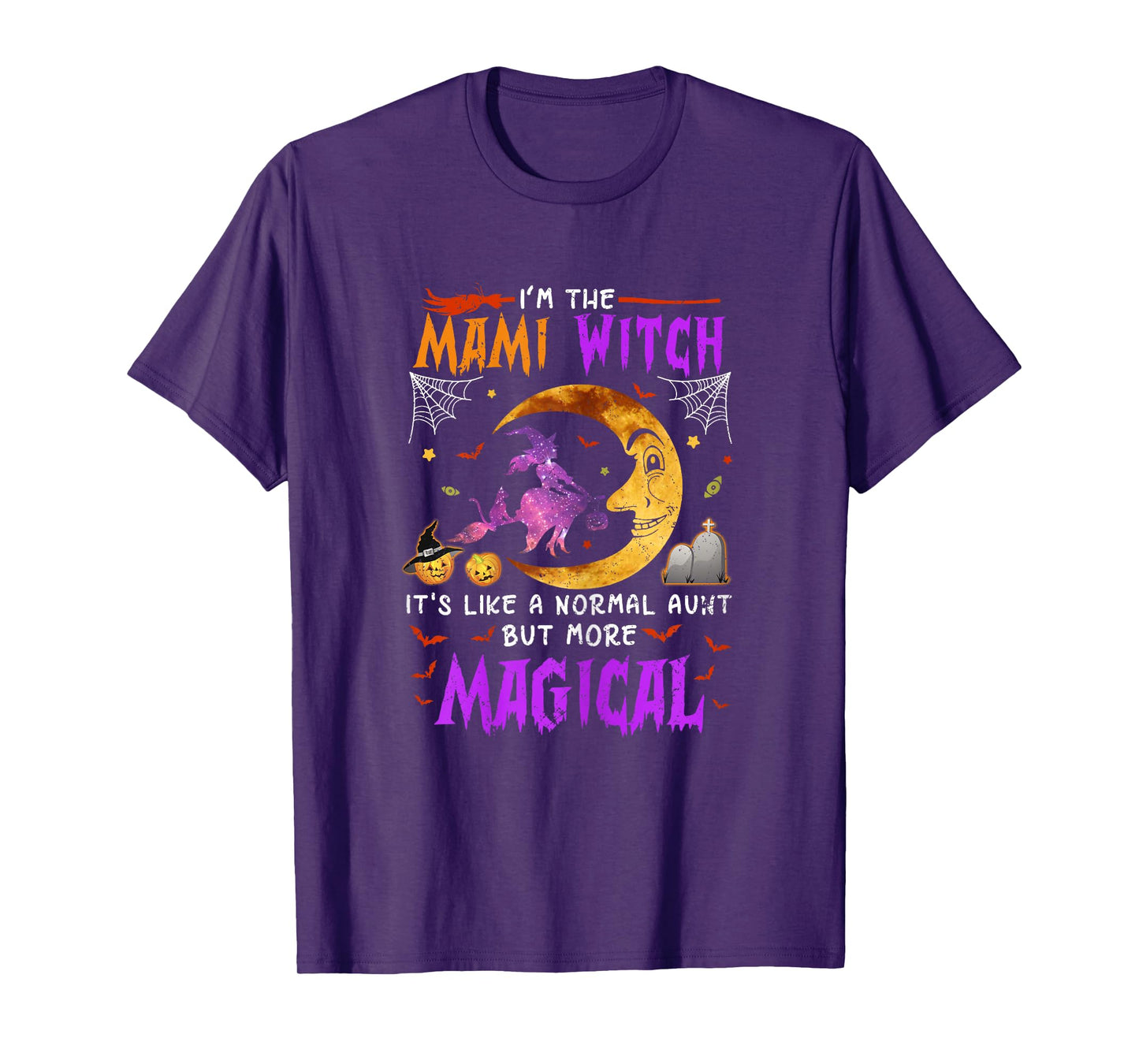 I'm Mami Witch Indian Aunt Magical Halloween T-Shirt