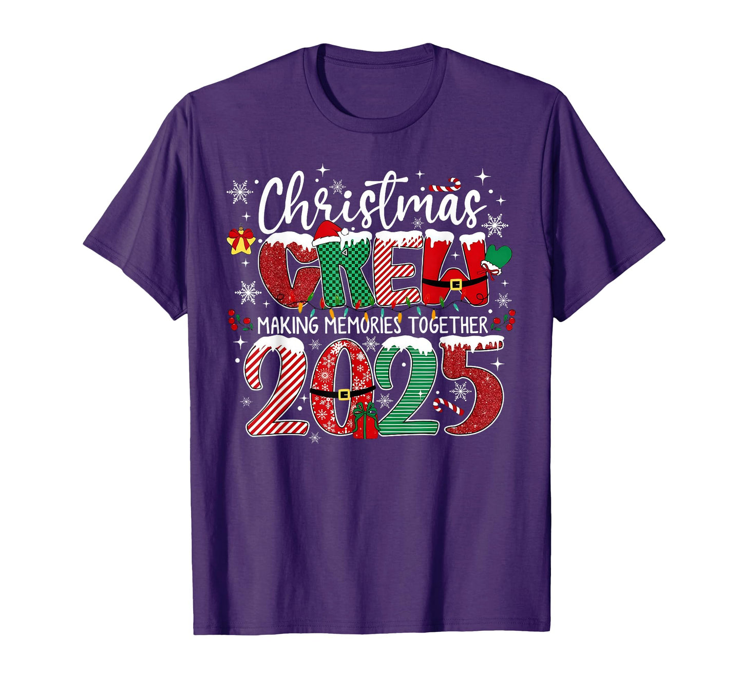 Making Memories Together Xmas Pajamas Family Christmas 2025 T-Shirt