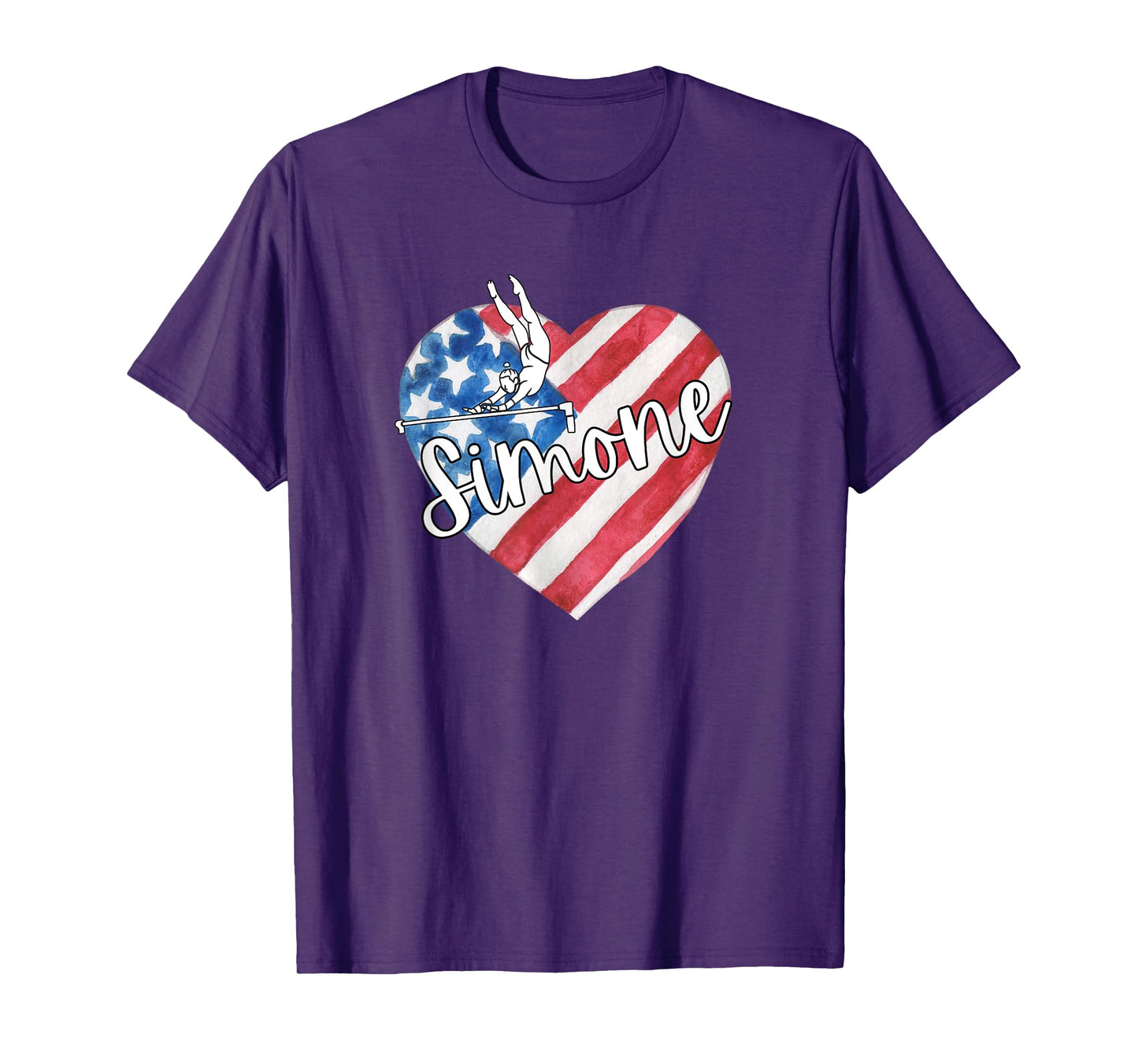 Simone T American Flag Swappable For Men and Women T-Shirt