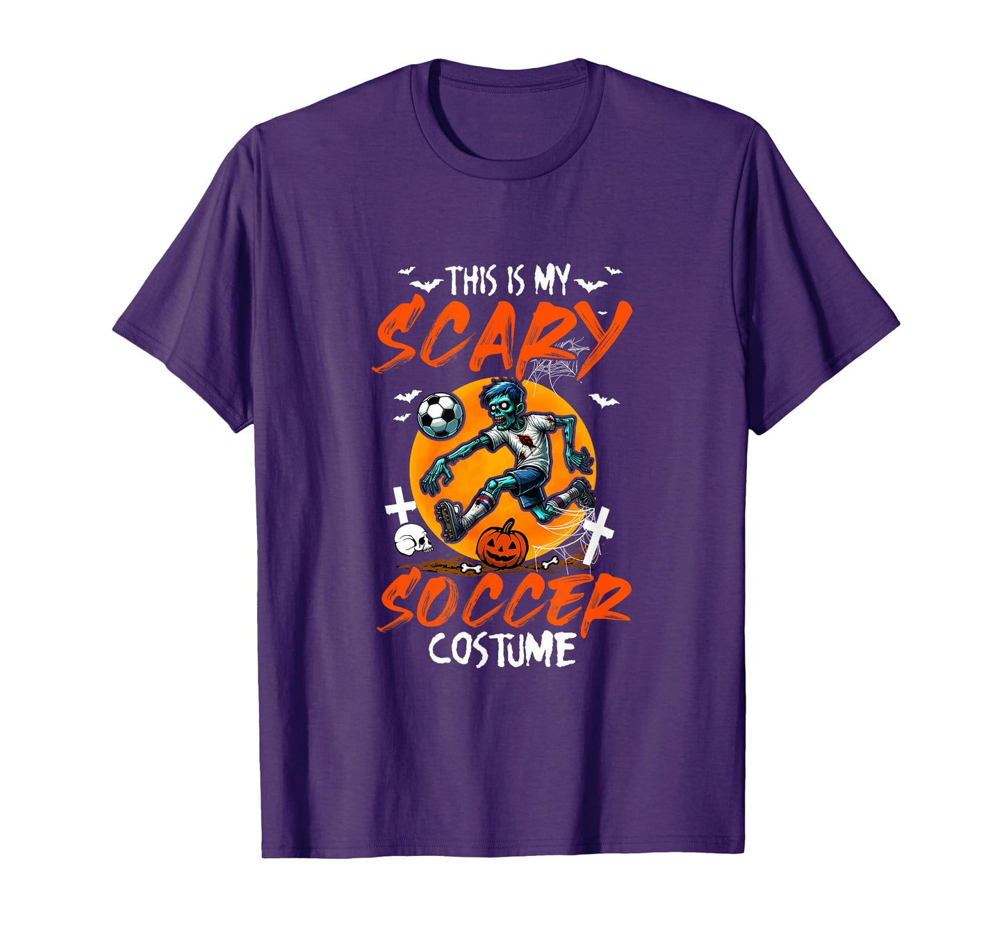 My Scary Soccer Costume Halloween Player Matching Team T-Shirt
