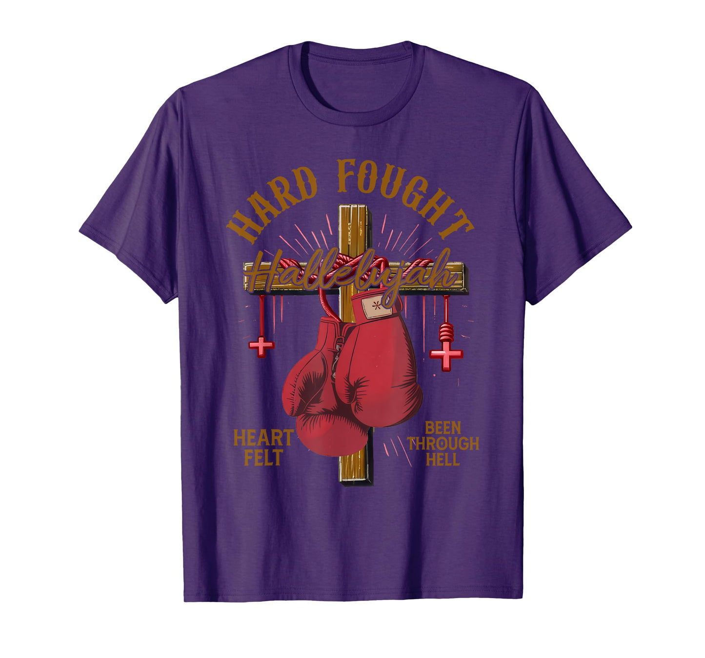 Brandon Hard Fought Hallelujah Praise Jesus T-Shirt