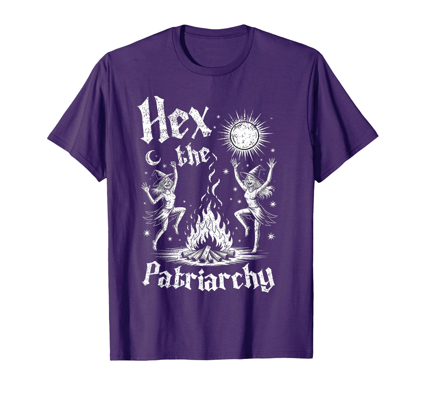 Hex The Patriarchy Halloween Occult Liberal Feminist Witch T-Shirt