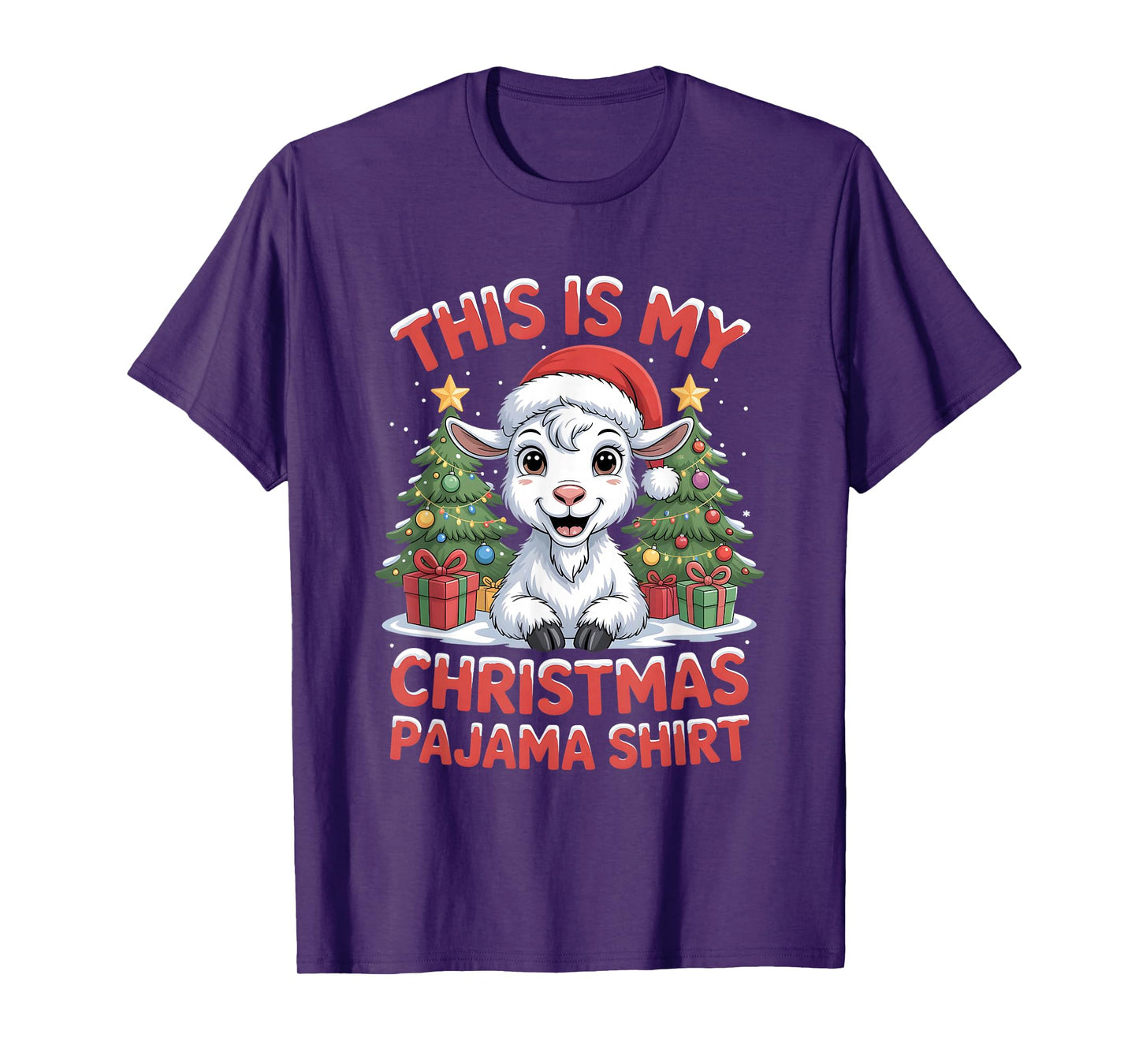 Goat This is My Christmas Pajama T-Shirt