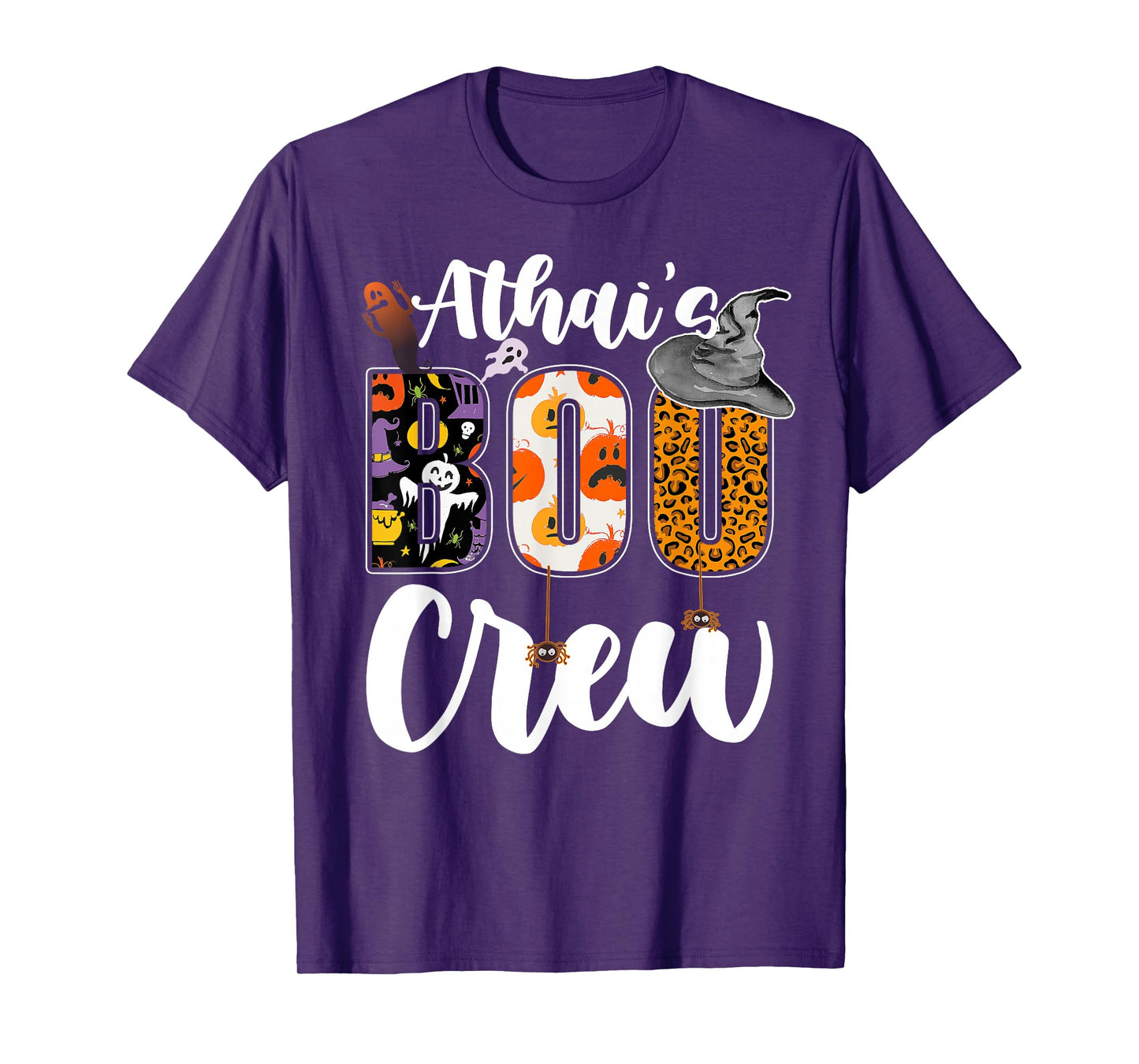 Athai's Boo Crew Halloween Aunt Nephew Niece Matching T-Shirt