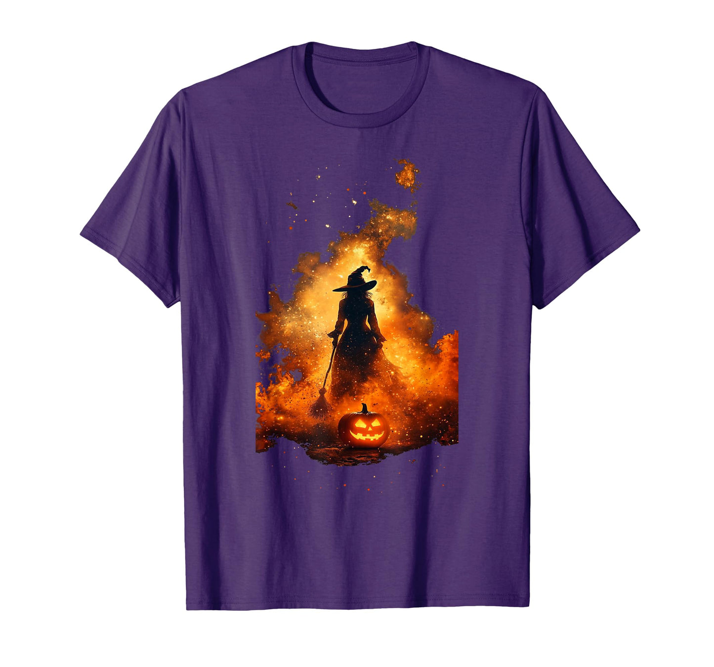 Vintage Witchy Vibes Halloween T-Shirt