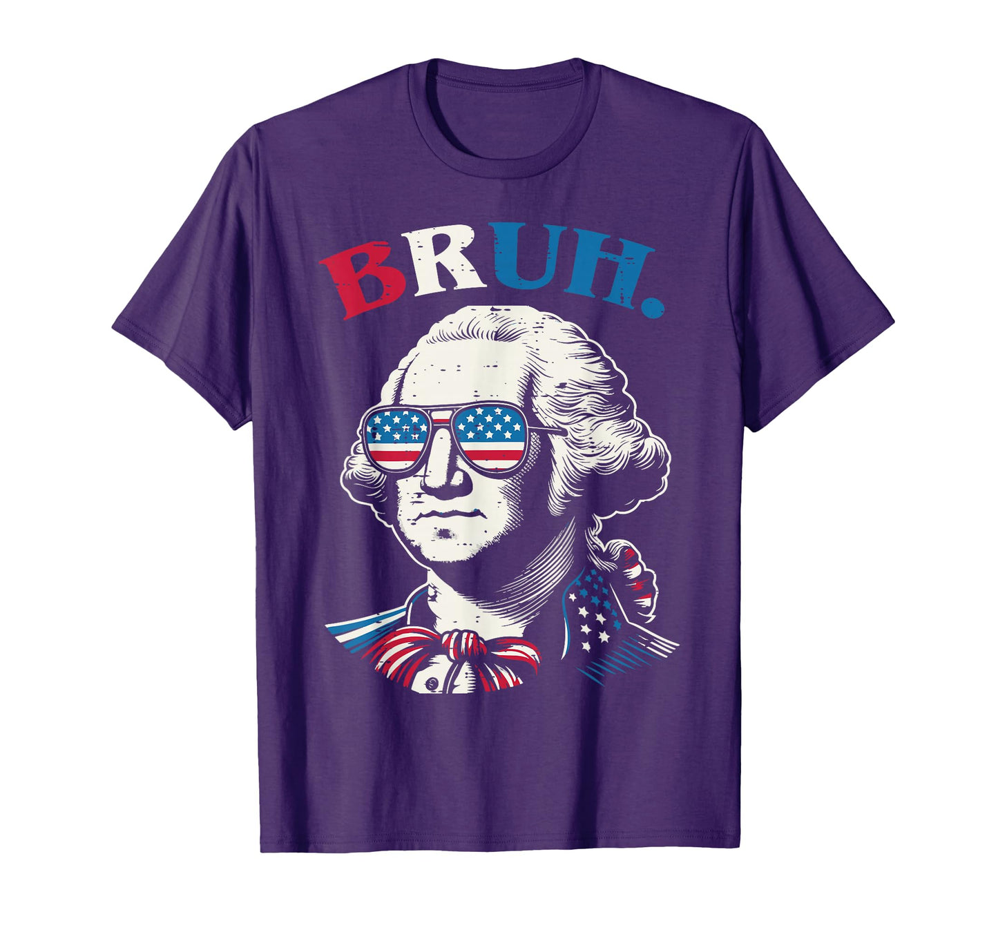 4th Of July George Washington Bruh USA Meme Men Women Kids T-Shirt
