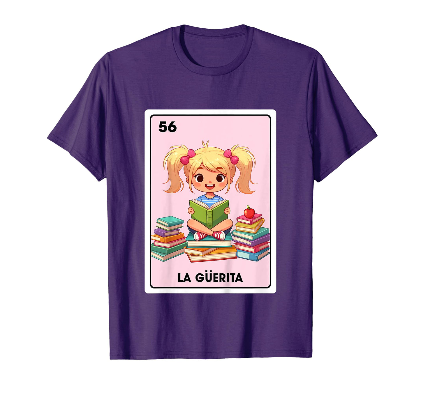 Mexican Blonde Girl Daughter La Guerita Mexican Bingo Card T-Shirt