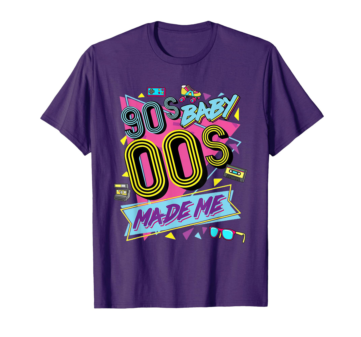 Retro Vintage 90's Baby 00's Made Me Nostalgia Classic T-Shirt