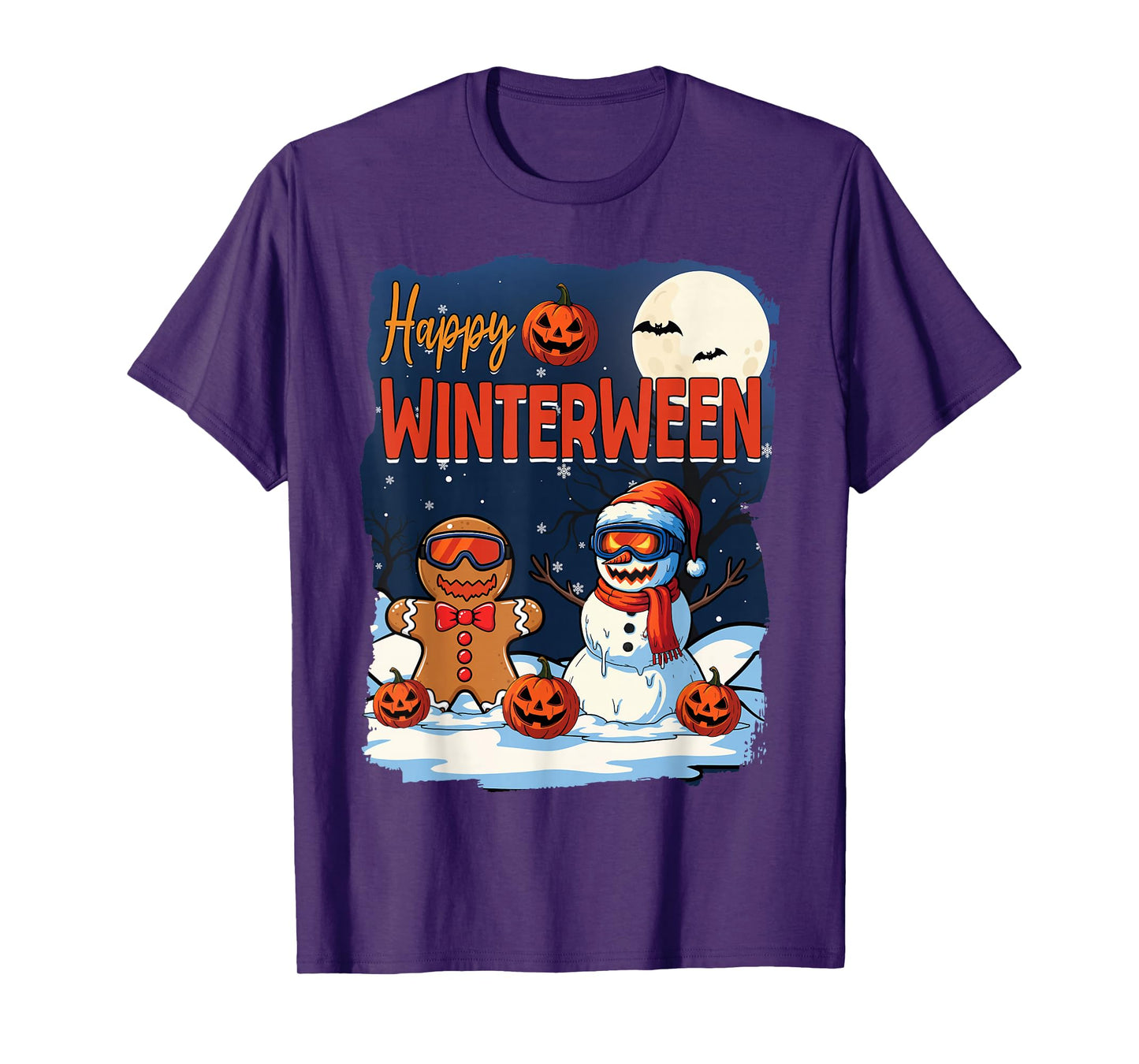 Happy Winterween Winter Halloween Christmas Winterween T-Shirt