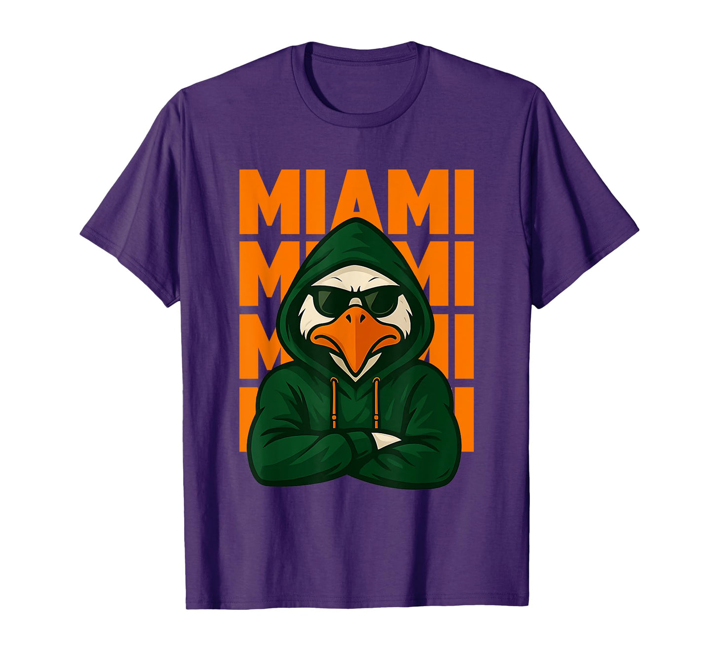 Retro Miami Vibes Animal Vintage for Men Women T-Shirt