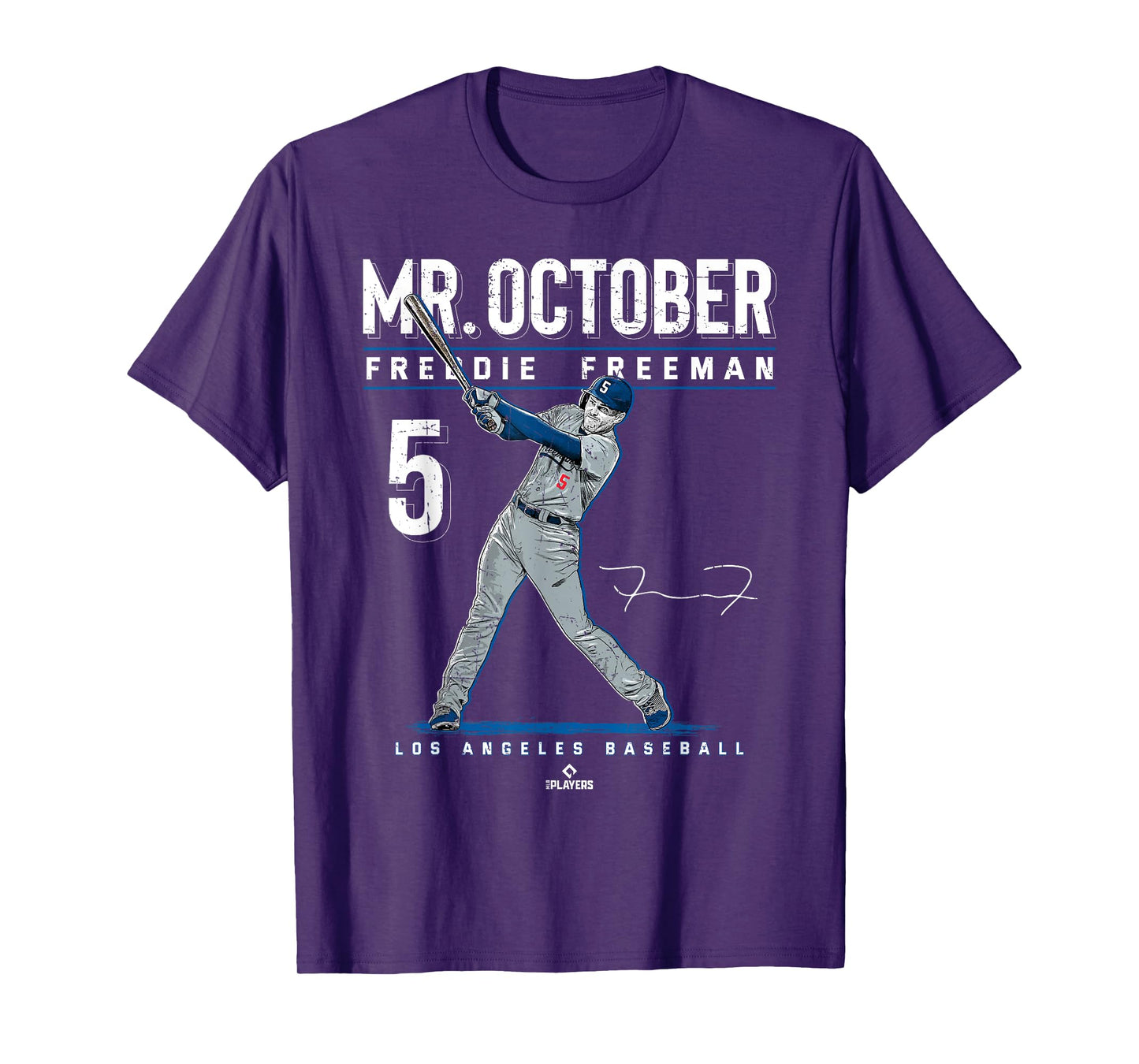 Mr. October Freddie Freeman Los Angeles Baseball MLBPA T-Shirt