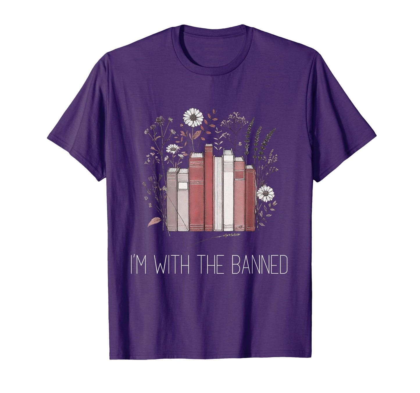 I'm With The Banned Tshirt Anti Censorship Vintage Graphic T-Shirt