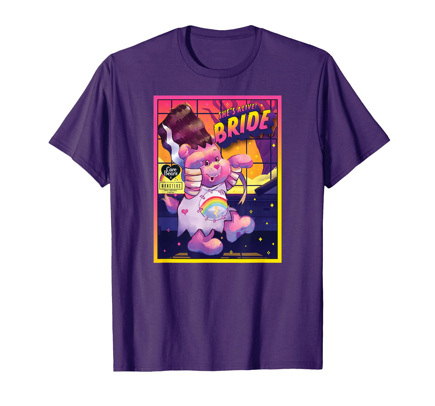 Care Bears x Universal Monsters Cheer Bear Bride T-Shirt
