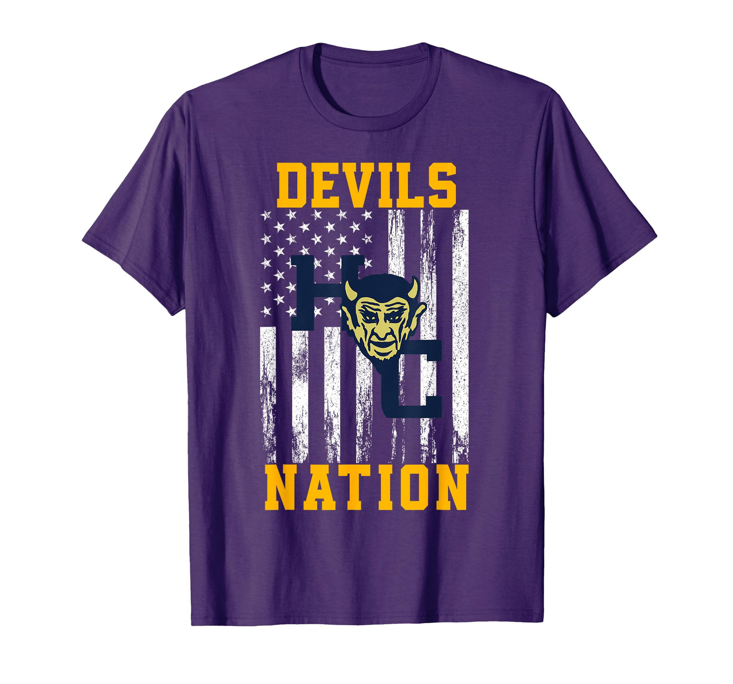 Holmes County Devils Logo Nation HS T-Shirt