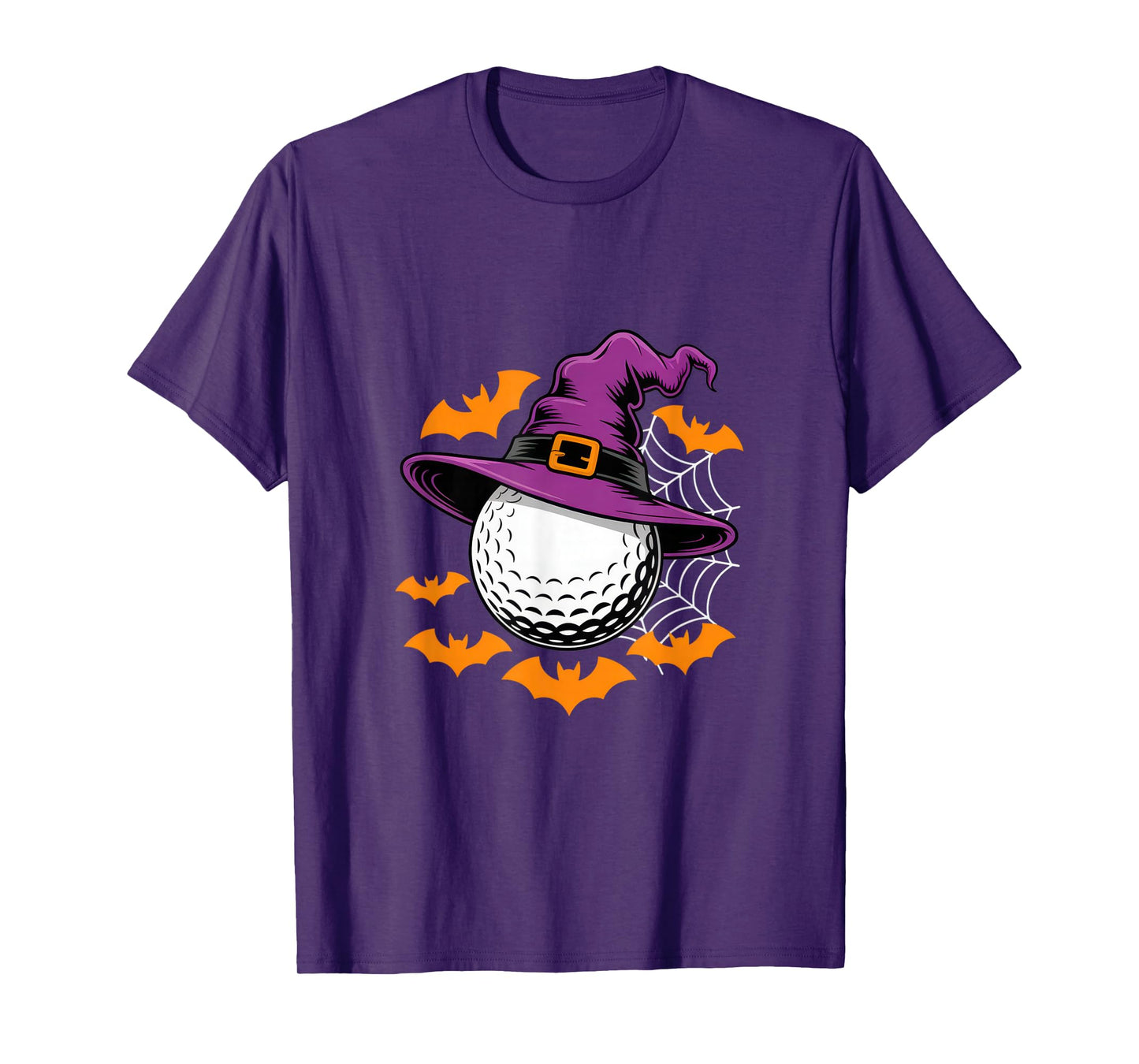 Golf Witch Halloween Bats for Spooky Golfers T-Shirt