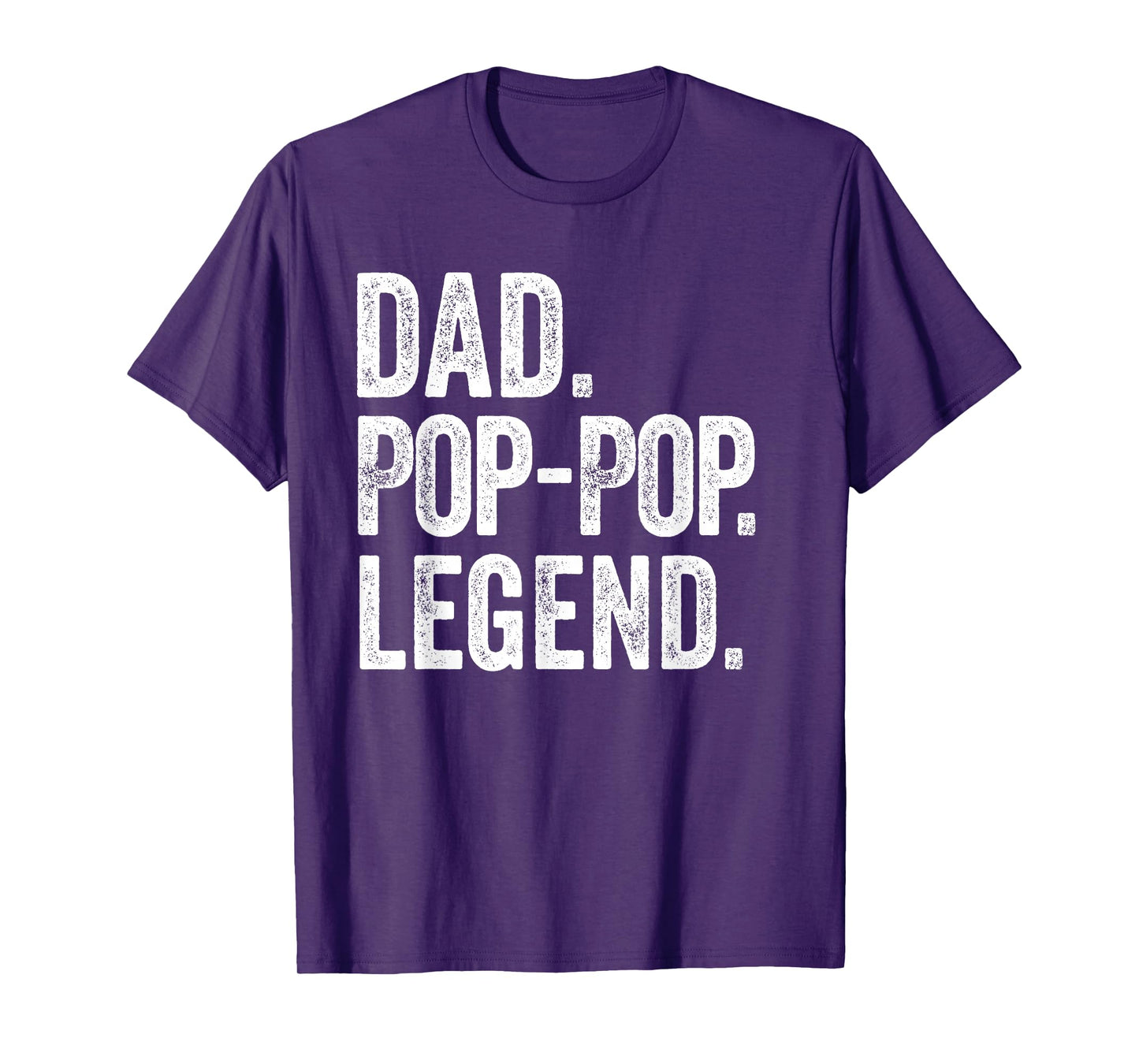 Dad Pop-Pop Legend - Vintage Distressed Bold Pop-Pop Graphic T-Shirt