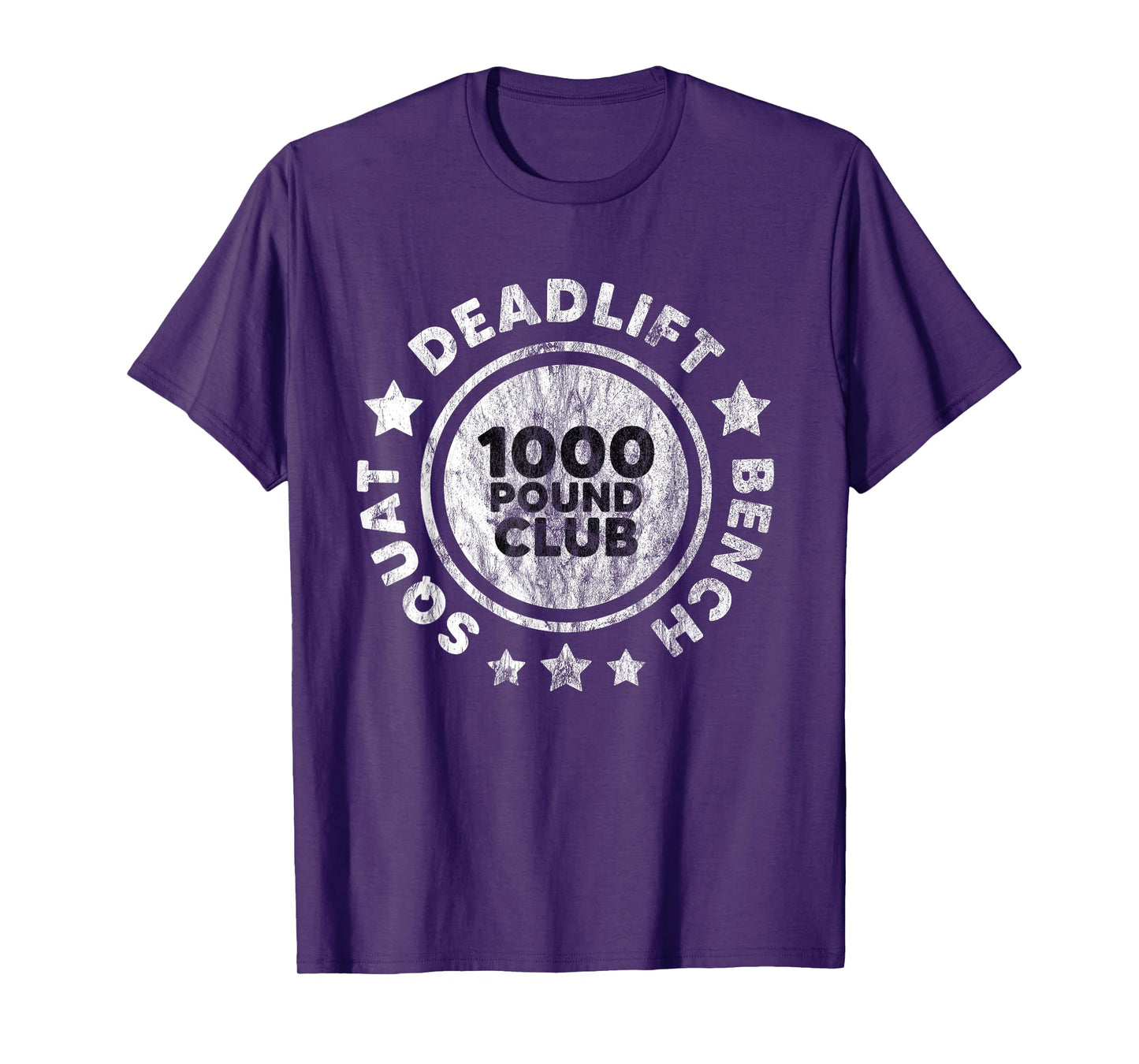 Squat Bench Deadlift 1000 lb Club Deadlifting Gym Workout T-Shirt