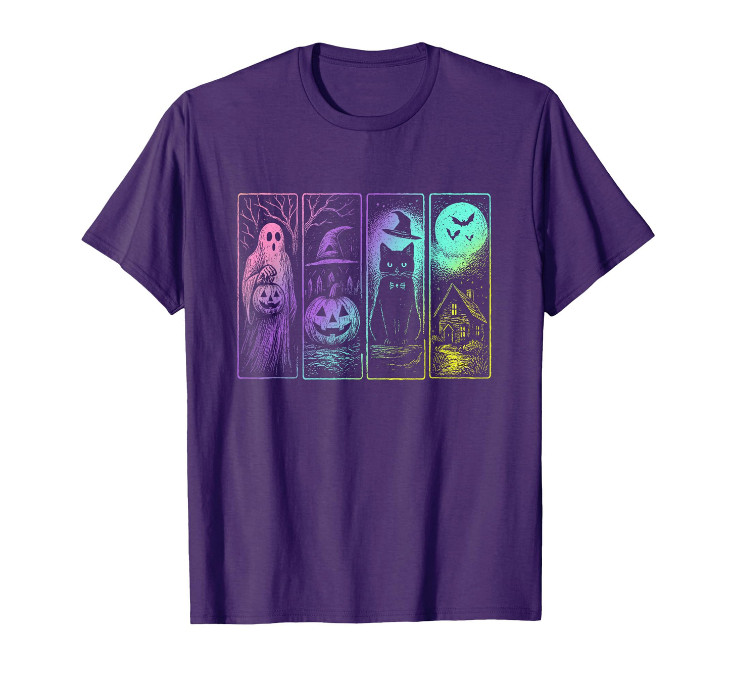 Vintage Halloween Horror Spooky Season Costumes Men Women T-Shirt