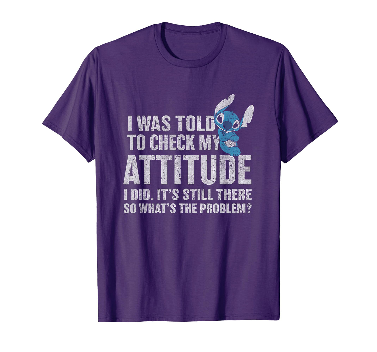 Disney Lilo & Stitch Attitude Problem Alien T-Shirt
