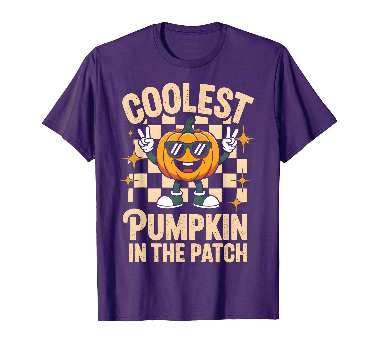 Coolest Pumpkin in The Patch Funny Halloween Boys Toddlers T-Shirt