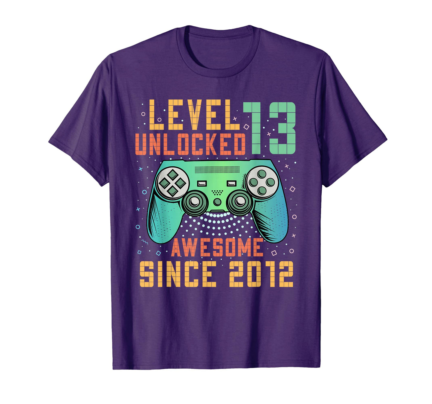 Level 13 Unlocked 13th Birthday 13 Year Old Boy Gifts Gaming T-Shirt