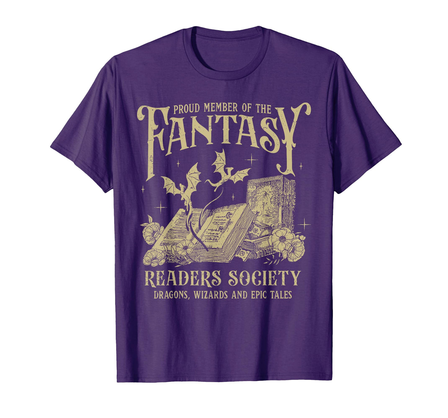 Fantasy Romance Proud Member Of The Fantasy Readers Society T-Shirt