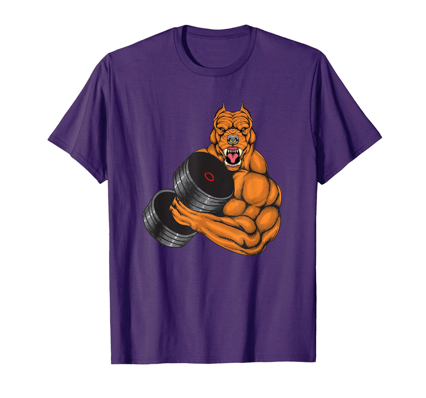 Pit Bull Gym Fitness - Weightlifting Deadlift Bodybuilding T-Shirt